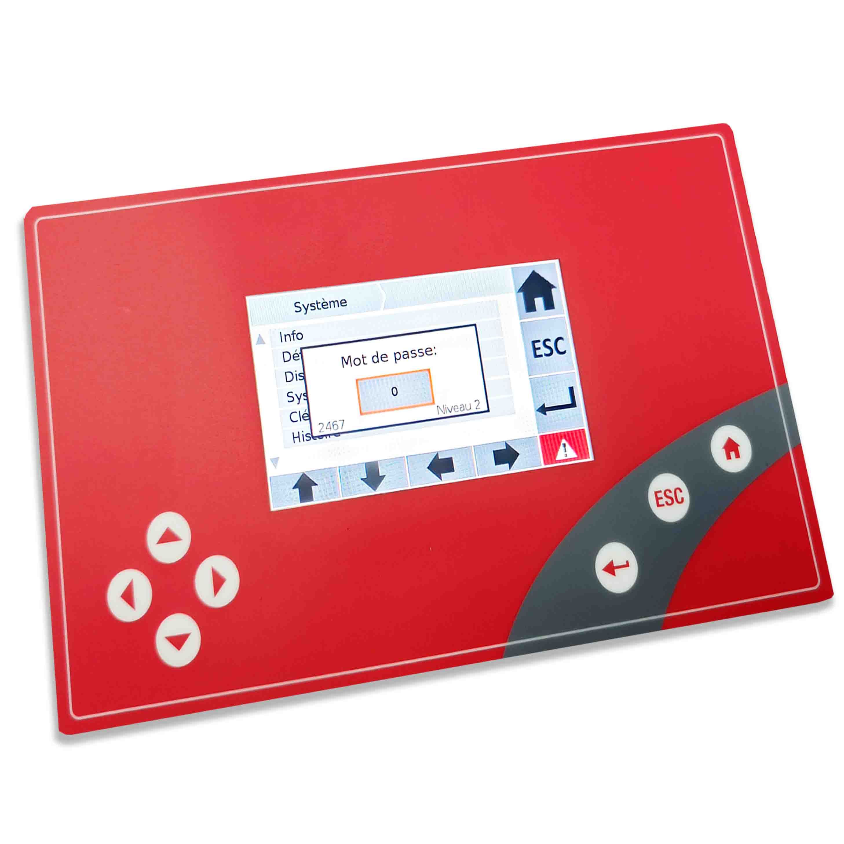 Integrated Touch Screen Membrane Switch