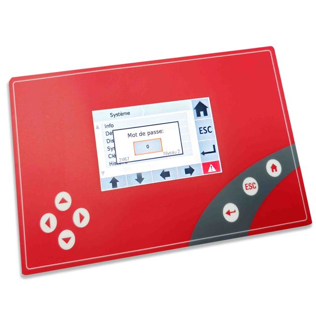 Integrated Touch Screen Membrane Switch